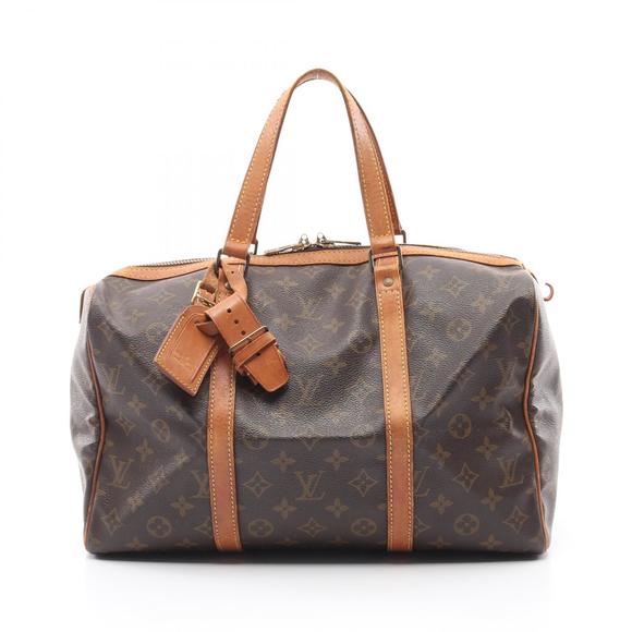 Louis Vuitton Bag Monogram brown Boston Souple Leather Sax - Picture 1 of 7
